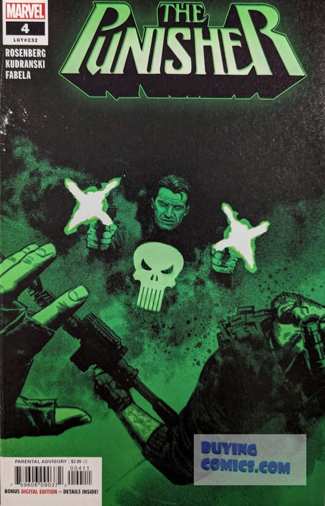 Punisher #4 Comic Book Cover Art