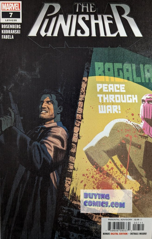 Punisher #7 Comic Book Cover Art