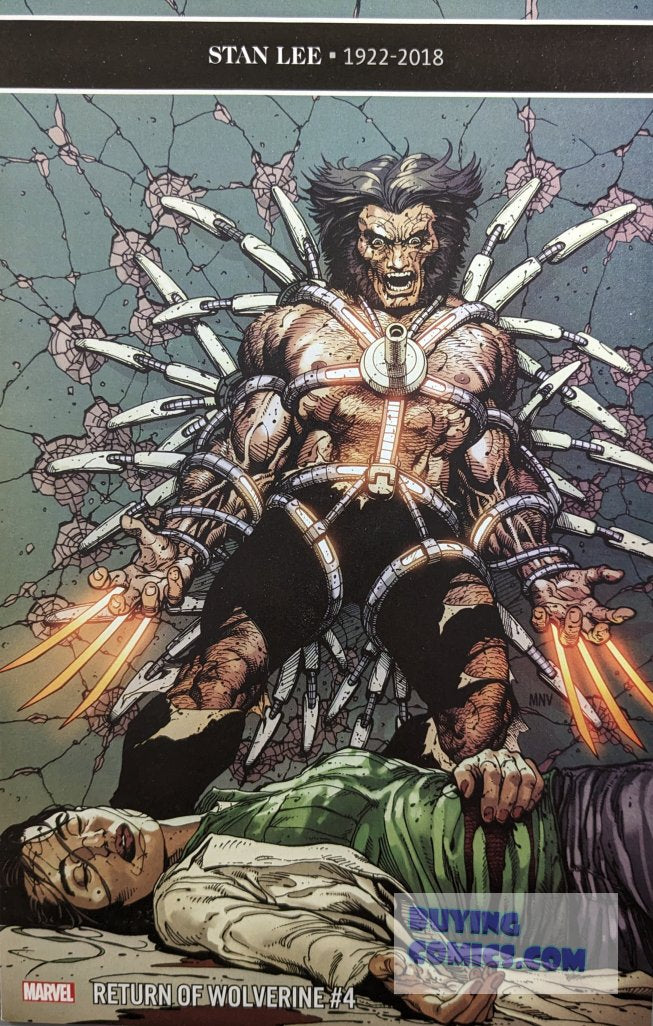 Return Of Wolverine #4 Comic Book Cover art by Steve McNiven