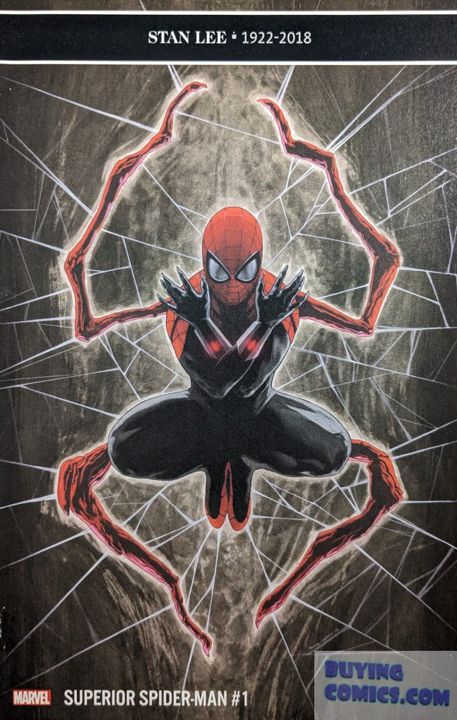 Superior Spider-Man #1 Comic Book Cover Art by Travis Charest