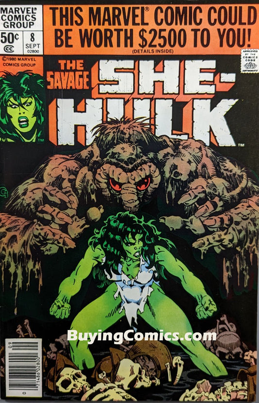 Savage She-Hulk #8 Comic Book Cover Art