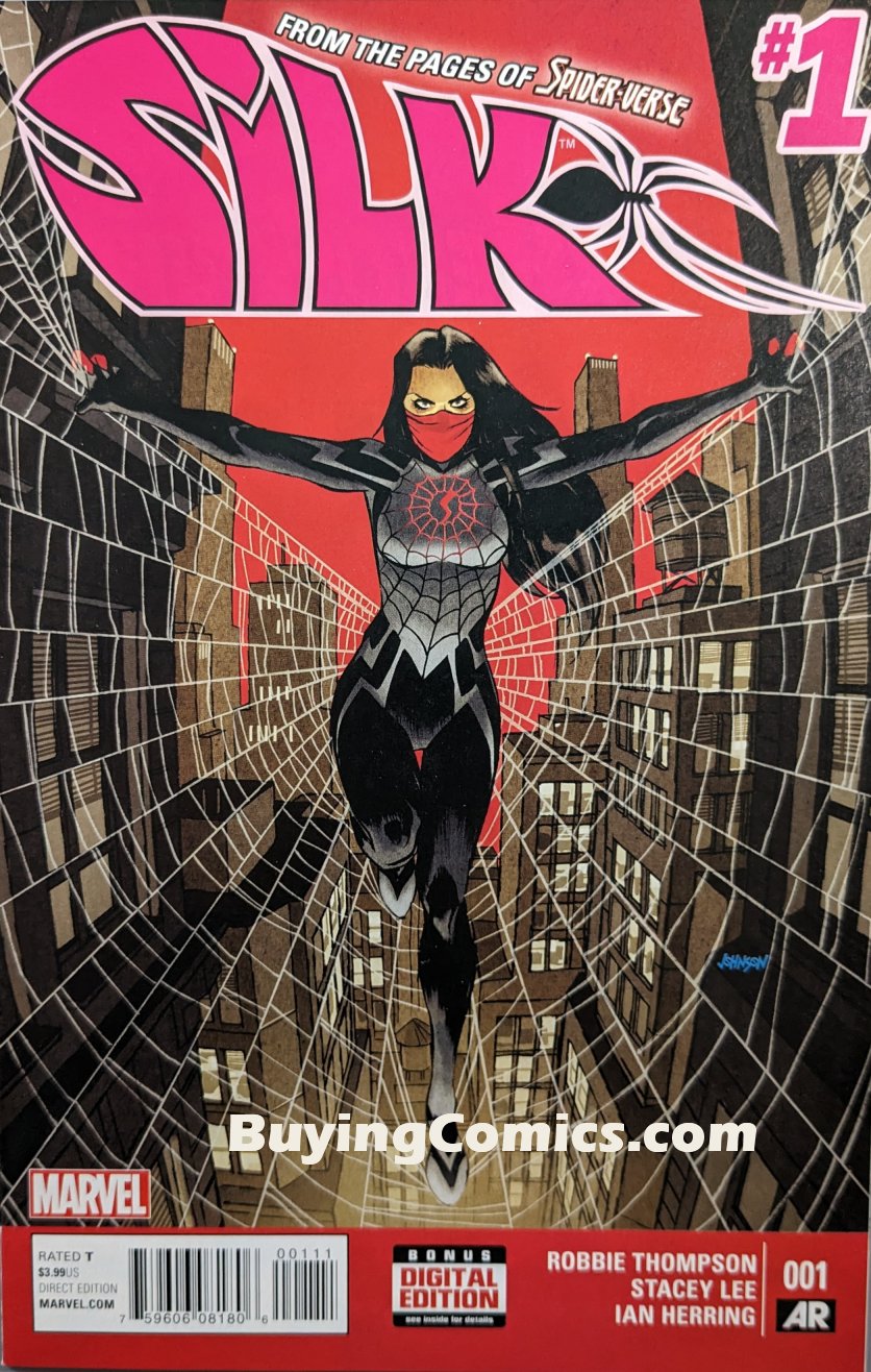 Silk #1 Comic Book Cover Art