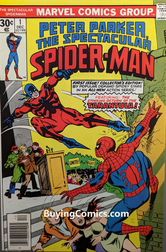 Spectacular Spider-Man 1 Comic Book Cover Art