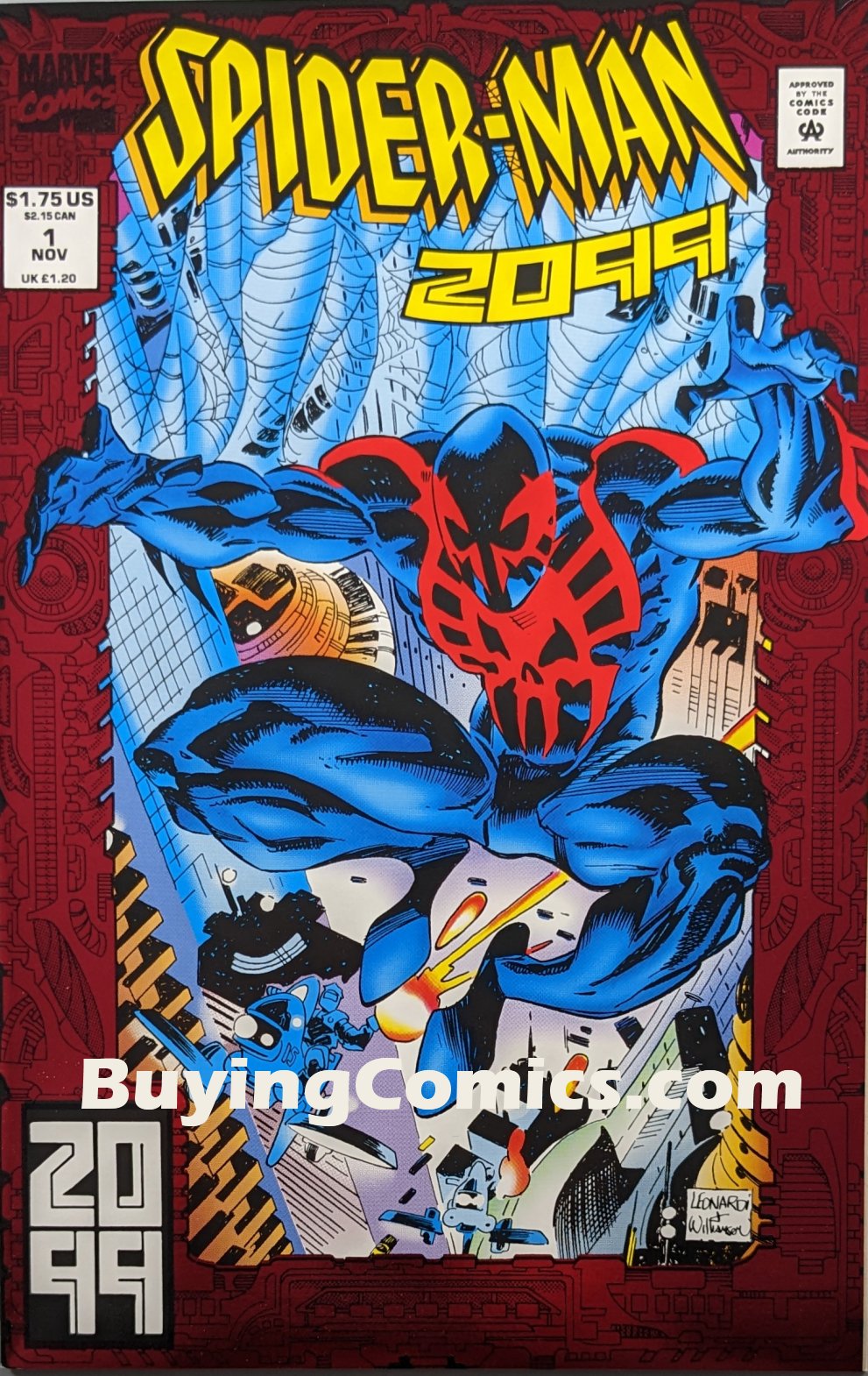 Spider-Man 2099 #1 Comic Book Cover Art