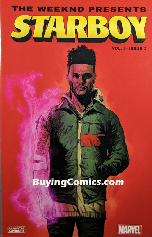 Weeknd Presents Starboy #1 Comic Book Cover Art