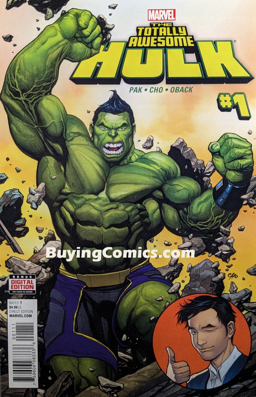 Totally Awesome Hulk #1 Comic Book Cover Art by Frank CHo