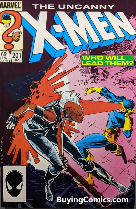Uncanny X-Men 201 Comic Book