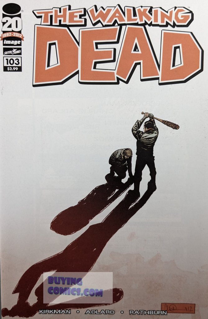 Walking Dead #103 Comic Book Cover Art