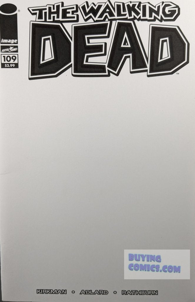 Walking Dead #109 Comic Book Cover Art