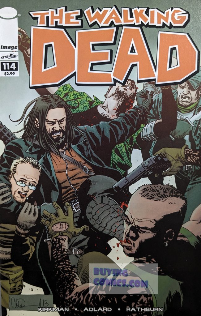 Walking Dead #114 Comic Book Cover Art