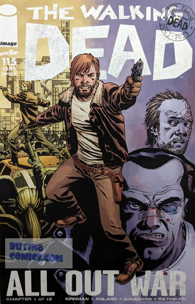 Walking Dead #115 Comic Book Cover Art