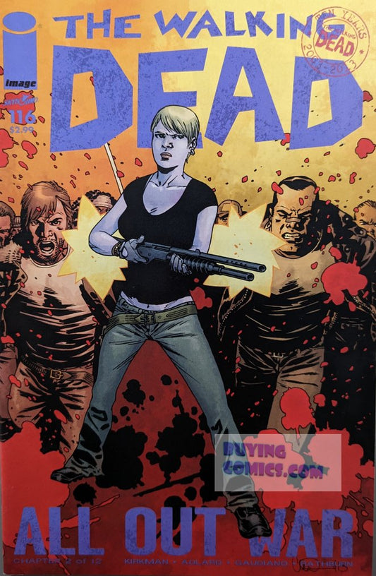 Walking Dead #116 Comic Book Cover Art