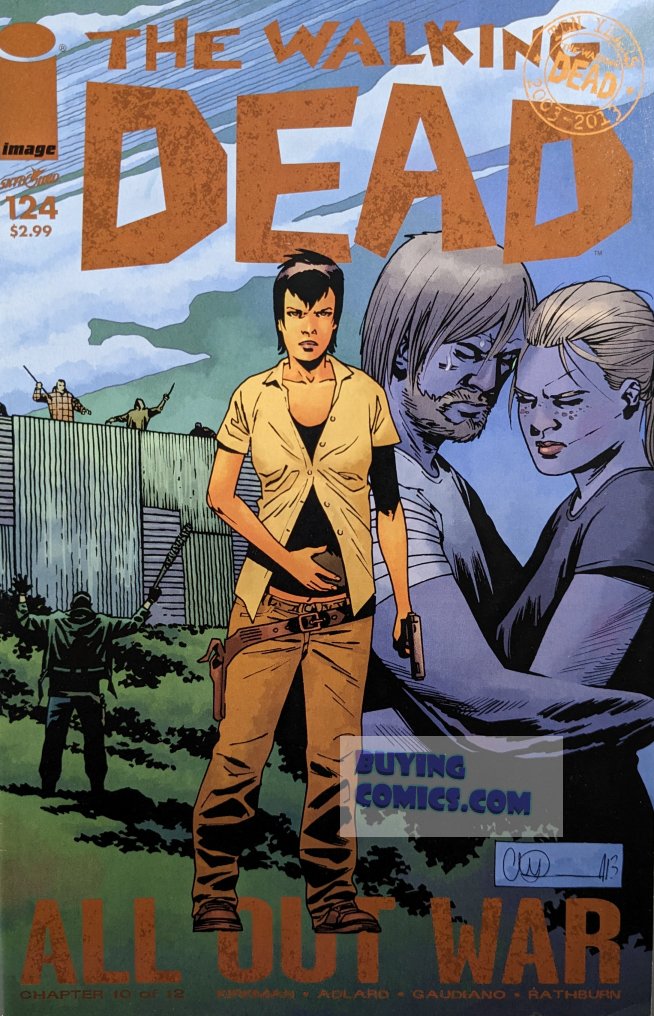 Walking Dead #124 Comic Book Cover Art