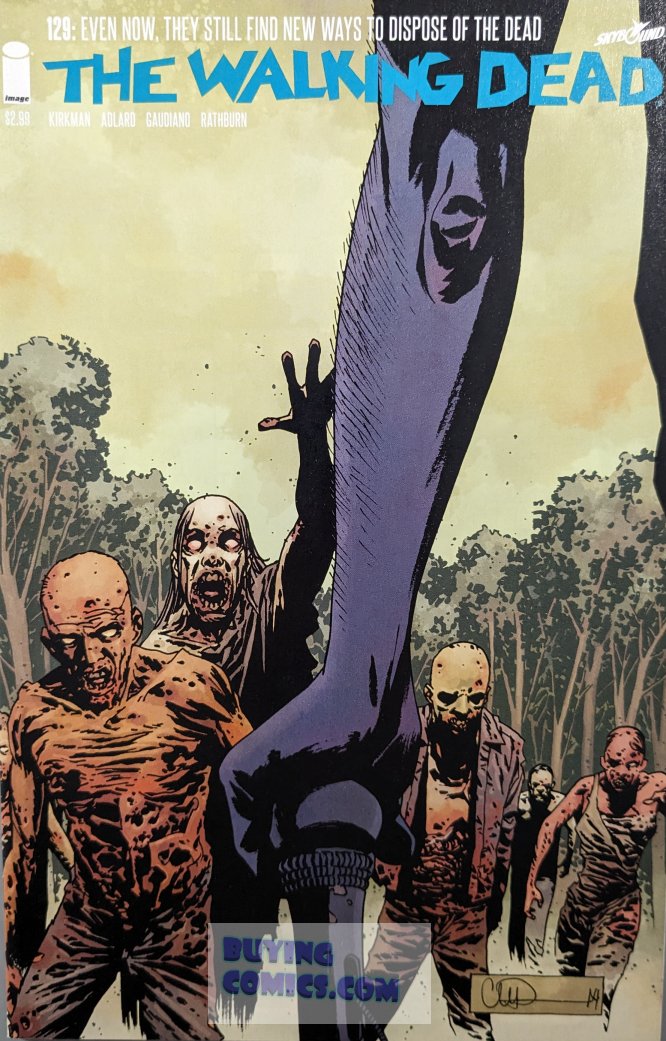 Walking Dead #129 Comic Book Cover Art