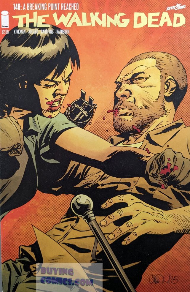 Walking Dead #146 Comic Book Cover Art