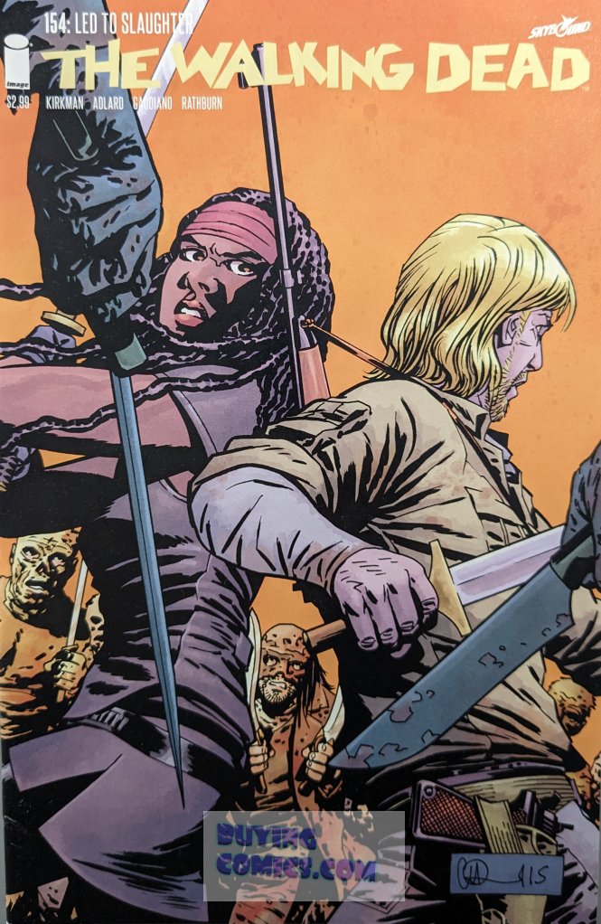 Walking Dead #154 Comic Book Cover Art