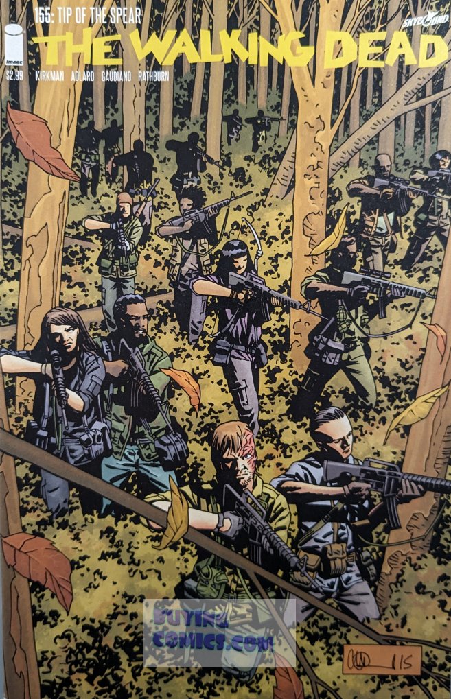 Walking Dead #155 Comic Book Cover Art