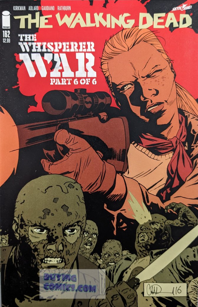 Walking Dead #162 Comic Book Cover Art