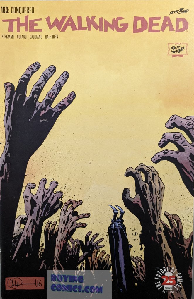 Walking Dead #163 Comic Book Cover Art