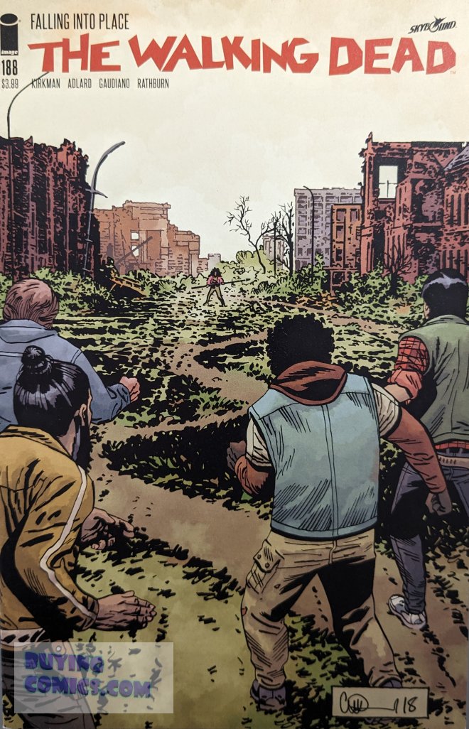 Walking Dead #188 Comic Book Cover Art