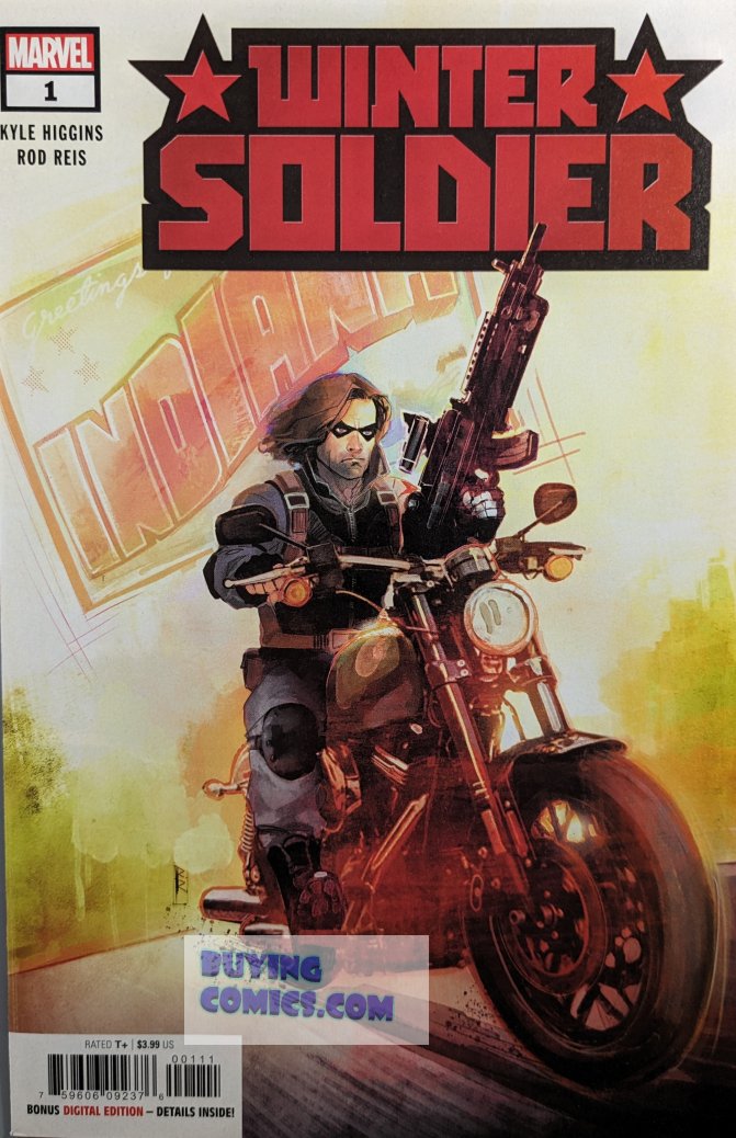 Winter Soldier 2018 #1 Comic Book Cover Art Rod Reis