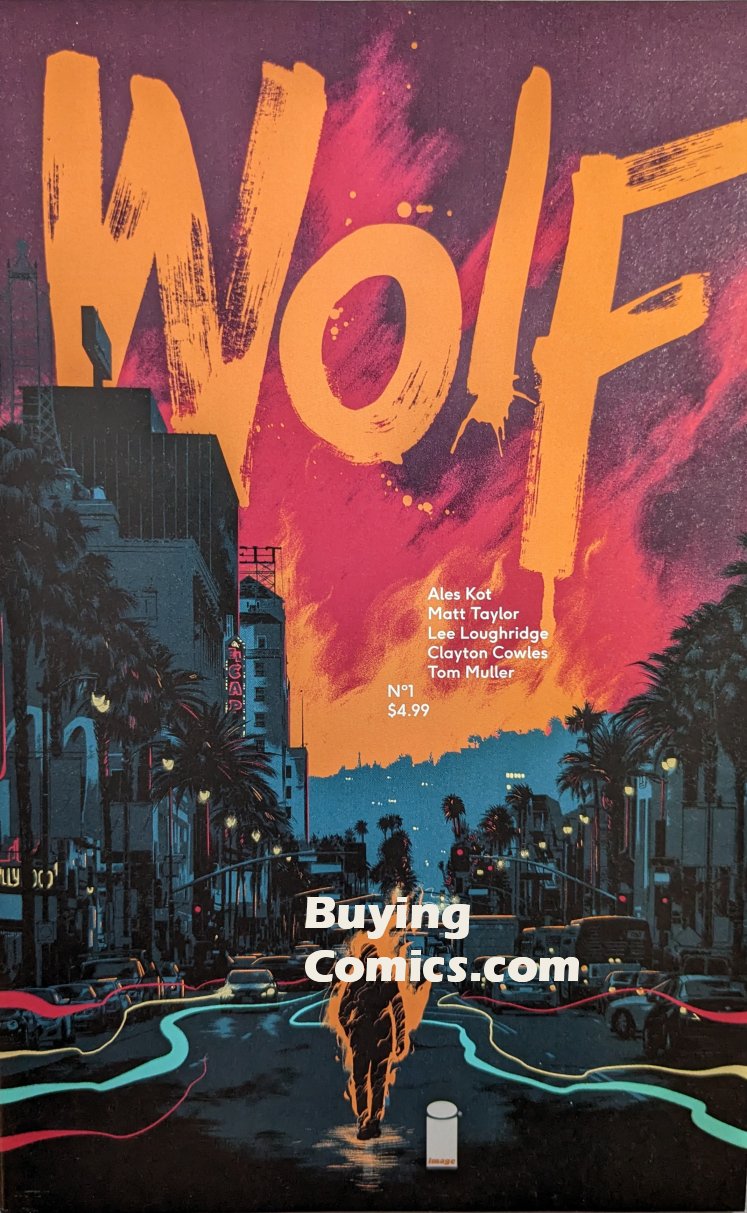 Wolf #1 Comic Book Cover Art